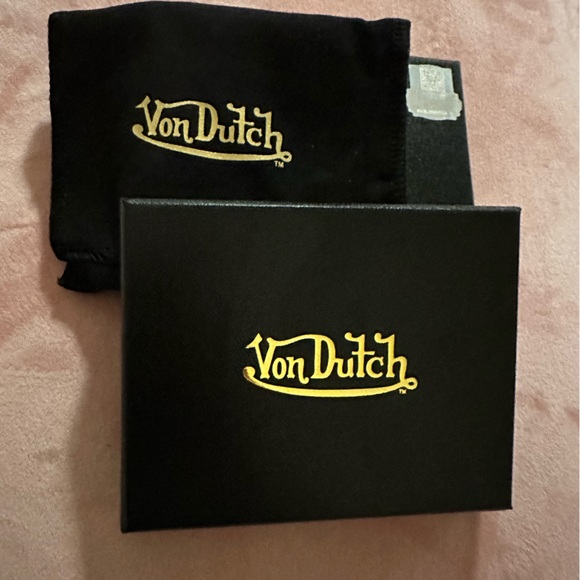 VON DUTCH NWT ~ Black Onyx Reflective Wallet - Picture 2 of 7